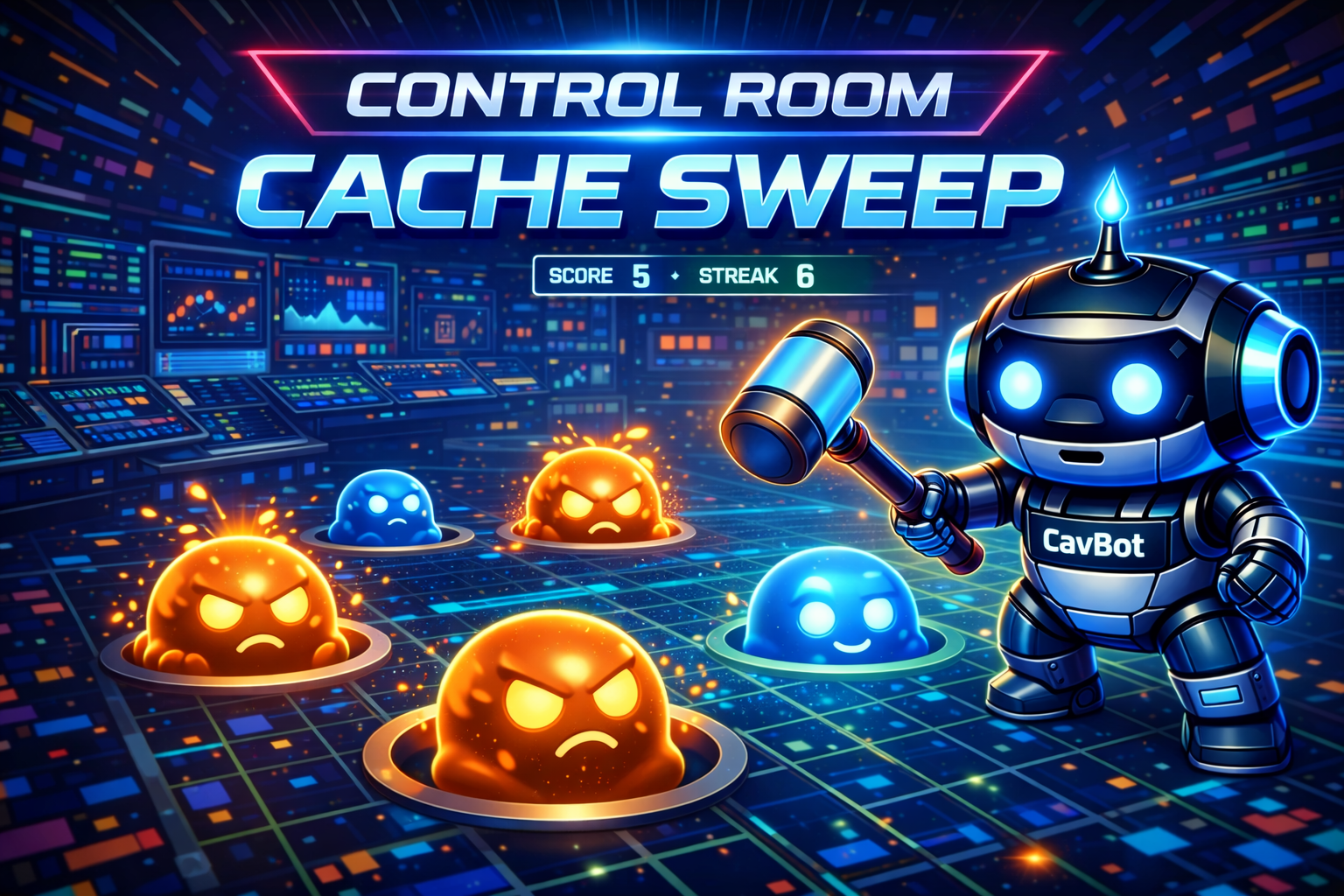 Cache Sweep arcade cover